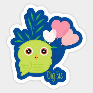 Owl Big Sis Sticker